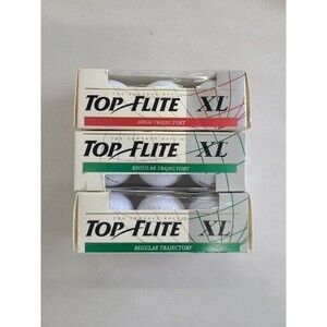 NEW TOP FLITE XL 3 High Trajectory/6 Regular Trajectory Golf Balls